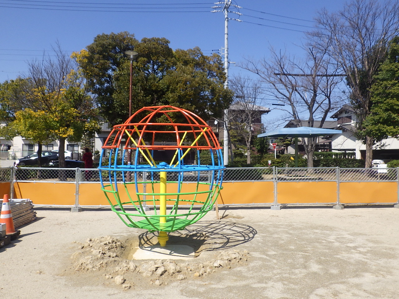 公園への遊具設置例